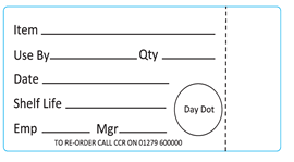 CCR REMOVABLE Shelf Life Label